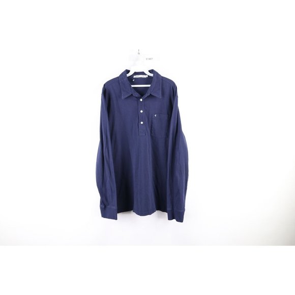 Criquet Shirts Criquet Mens Xl Organic Cotton Collared Long Sleeve